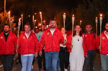 Başkan Görkem Duman, Büyük Taarruz’un 102. yılında Bucalı gençlerle Kocatepe’de