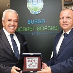 Başkan Şadi Özdemir’den Bursa Ticaret Borsası’na ziyaret