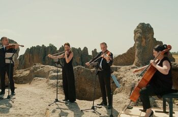 Borusan’ın 80 yıllık hikayesi Borusan Quartet ile binlerce yıllık Avdalaz Kalesi’nde yankılanıyor