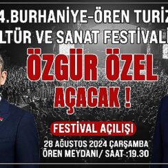 Burhaniye’de Festivali Özgür Özel açıyor