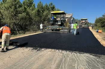 Derince ile köyler arasındaki yol yenileniyor