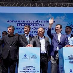 Ekrem İmamoğlu, Adıyaman Belediye Binası Temel Atma ve İBB destekleri ile tamamlanan Yaylakonak Köprüsü ile Gölbaşı Parkı Açılış Töreni’ne katıldı