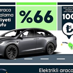 Elektrikli araçlar ile yakıt giderleri %66 azalıyor