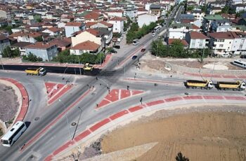 Kaşkaldere Kavşağı’nda son rötuşlar; Büyükşehir’den kent trafiğine bir nefes daha