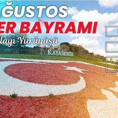 Nevşehir Belediyesi tarafından 30 Ağustos Zafer Bayramı’nın 102’nci yıl dönümü dolayısıyla Fener Alayı Yürüyüşü düzenlenecek.