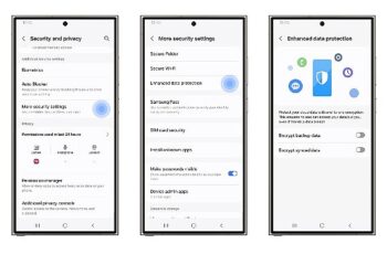 Private Sharing ve Gelişmiş Veri Koruması Samsung Galaxy cihazlarda kişisel bilgi güvenliği için gelişmiş yöntemler sunuyor