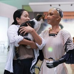 93. İEF’e insansı robot Sophia damga vurdu