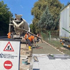 Alikahya Sanayici Caddesi’ne yeni üstyapı