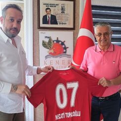 Antalyaspor Başkanı Boztepe’den Başkan Topaloğlu’na ziyaret