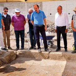 Başkan Altay ve Başkan Kavuş Şükran Mahallesi Arkeolojik Park Alanında İncelemelerde Bulundu