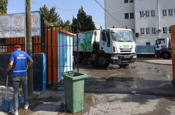 Buca Belediyesi’nden okullarda temizlik seferberliği