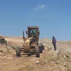 Çukurelma yayla yolunda bakım onarım ve yeni yol açma çalışması