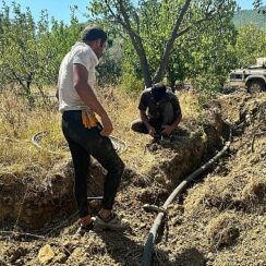 Manavgat Çaltepe’de eskiyen içme suyu şebekesi yenileniyor