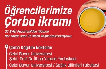 Öğrencilerin Günaydın Çorbası Büyükşehir’den