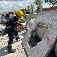 Ulaşımpark personeline kurtarma ve yangın eğitimi