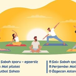 Yenişehir Belediyesinin sabah sporu ve mat pilates etkinlikleri başlıyor