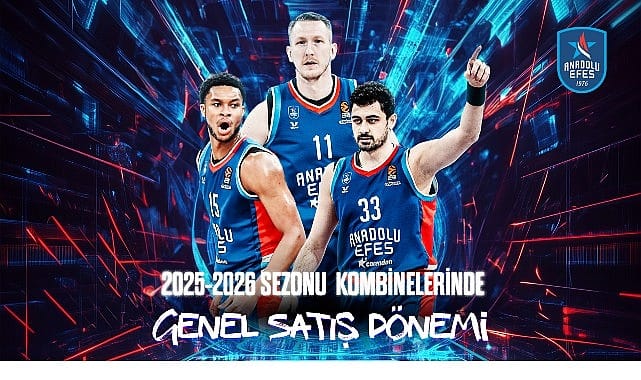 Anadolu Efes 2025-2026 sezonu kombinelerinde genel satış dönemi başladı