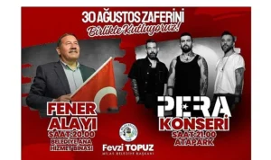 30 Ağustos Zafer Bayramı Coşkusu Fener Alayı ve ‘Pera’ Konseriyle Yaşanacak