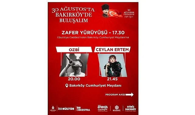 Büyük Zafer Bakırköy’de kutlanacak