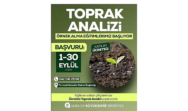 Büyükşehir’den üreticiyi eğitim desteği