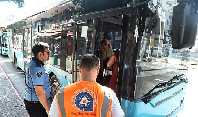 Halk otobüslerinde klima denetimi sürüyor