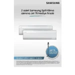 Samsung WindFree™ Split Klimalarda 2’li alımda JET 75 Dikey süpürge hediye!