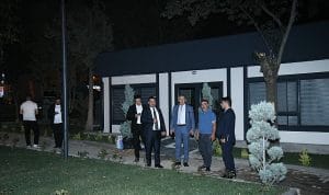 Sancak Parkı ve Çay Bahçesi Yenileme Çalışmaları Sürüyor