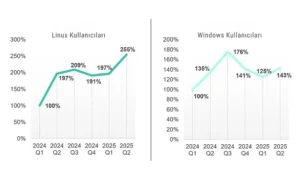 Kaspersky raporu: Linux ve Windows kullanıcılarının sayısı arttıkça, saldırılarla karşılaşma sıklığı da artıyor