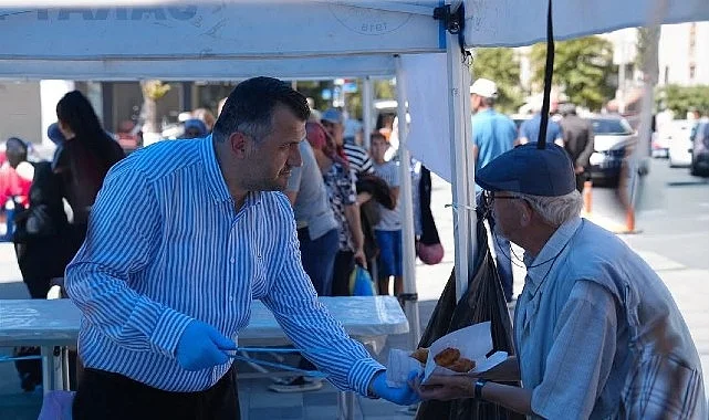 Saray Belediyesi’nden lokma ikramı