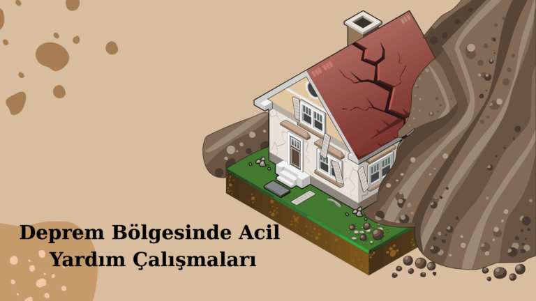 Deprem Bölgesinde Acil Yardım Çalışmaları
